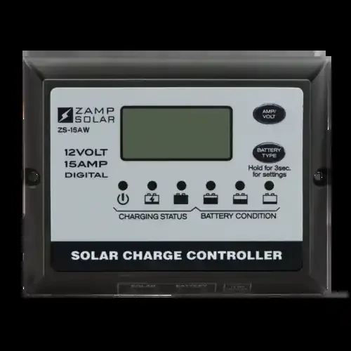 15 Amp 5-Stage PWM Charge Controller – By Zamp Solar