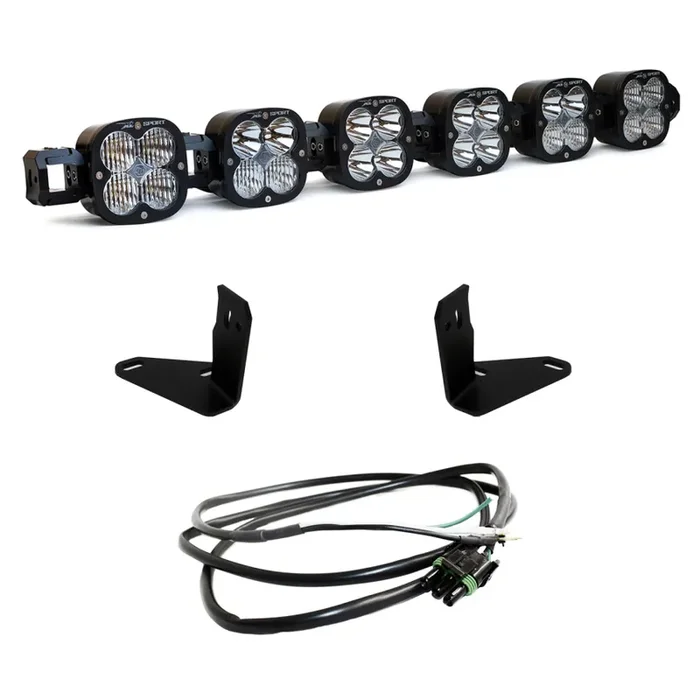 21+ Ford Bronco/22+ Ford Bronco Raptor Steel Bumper 6 XL Linkable Light Bar w/ Upfitter