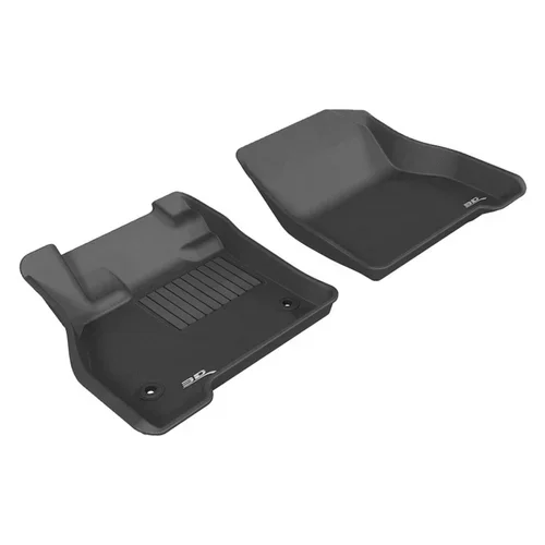 3D MAXpider Kagu 1st Row Black Floor Mat Set, Nissan Leaf 2011-2012