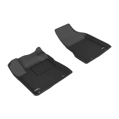 3D MAXpider Kagu 1st Row Black Floor Mat Set, Nissan Murano 2015-2018