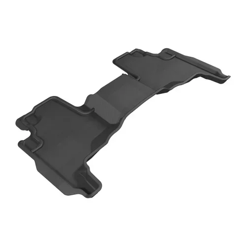 3D MAXpider Kagu 2nd Row Black Floor Mat Set, Jeep Commander 2006-2010