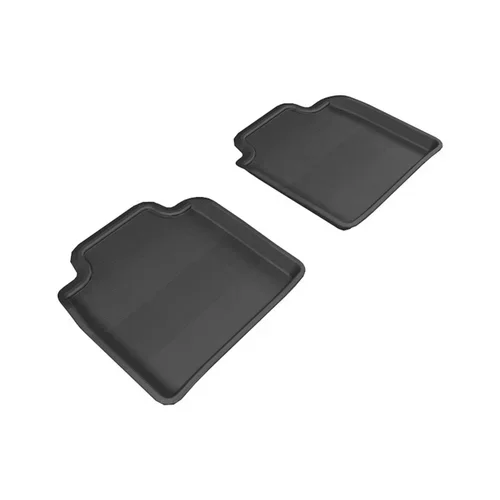 3D MAXpider Kagu 2nd Row Black Floor Mat Set, Lexus LS460L/LS600HL 2007-2012