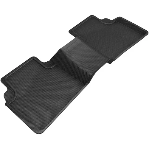 3D MAXpider Kagu 2nd Row Black Floor Mat Set, Nissan Altima 2019-2019