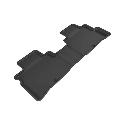 3D MAXpider Kagu 2nd Row Black Floor Mat Set, Nissan Murano 2015-2018