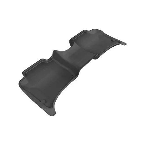 3D MAXpider Kagu 2nd Row Black Floor Mat Set, Porsche/Volkswagen Cayenne/Touareg 2011-2018