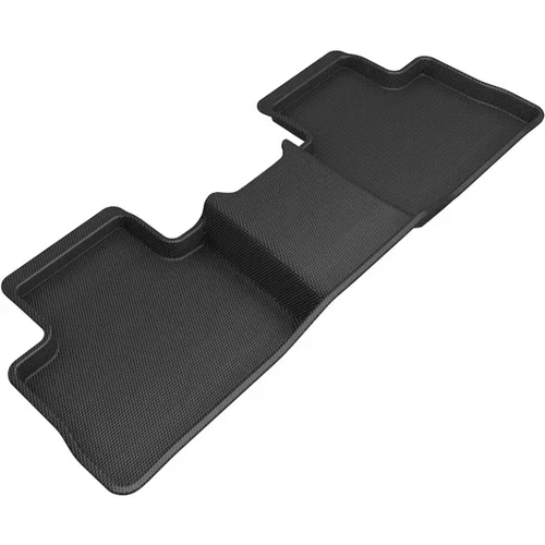 3D MAXpider Kagu 2nd Row Black Floor Mat Set, Toyota RAV4 Hybrid 2019-2020
