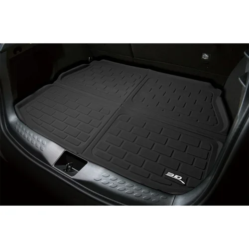 3D MAXpider Kagu Black Cargo Liner, BMW 3 Series Sedan (w/o Spare Tire) Cross Fold 2019-2022