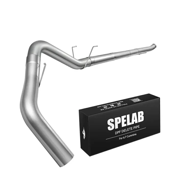 4″/5″ Downpipe-Back for 2019-2025 Dodge Ram 6.7L Diesel w/DPF Delete/Race Pipe SPELAB