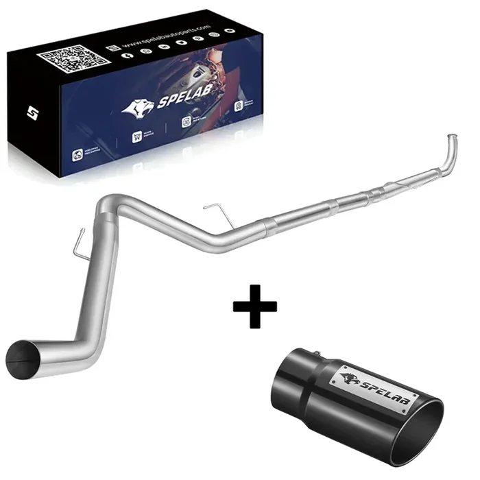 4″/5″ Turbo-Back for 2013-2018 Dodge Ram 6.7L Diesel DPF Delete Race Pipe SPELAB