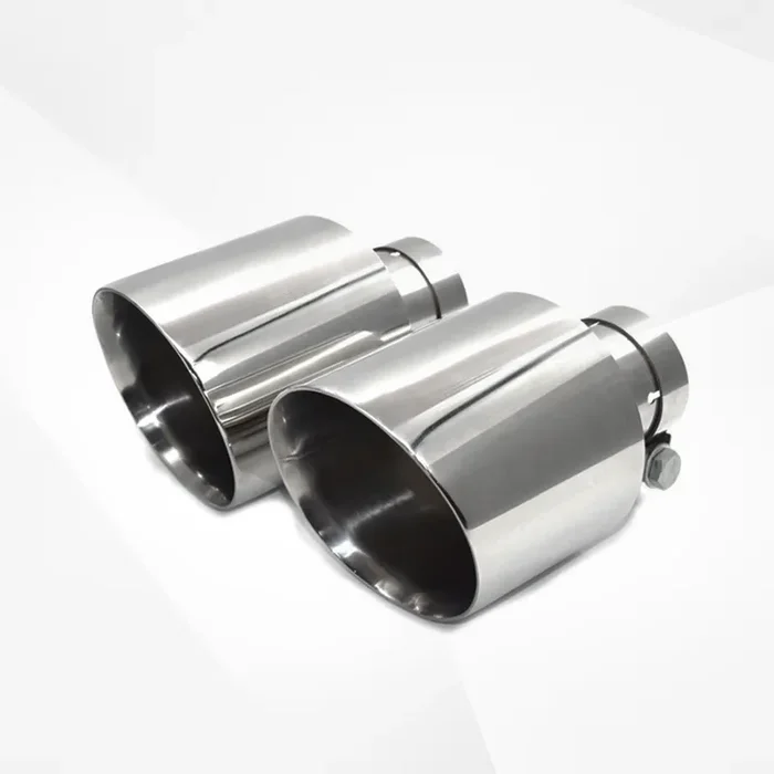 5″ Exhaust Tips for Dodge Charger/Pickup – Chrome or Black Finish, Bolt-On Upgrade
