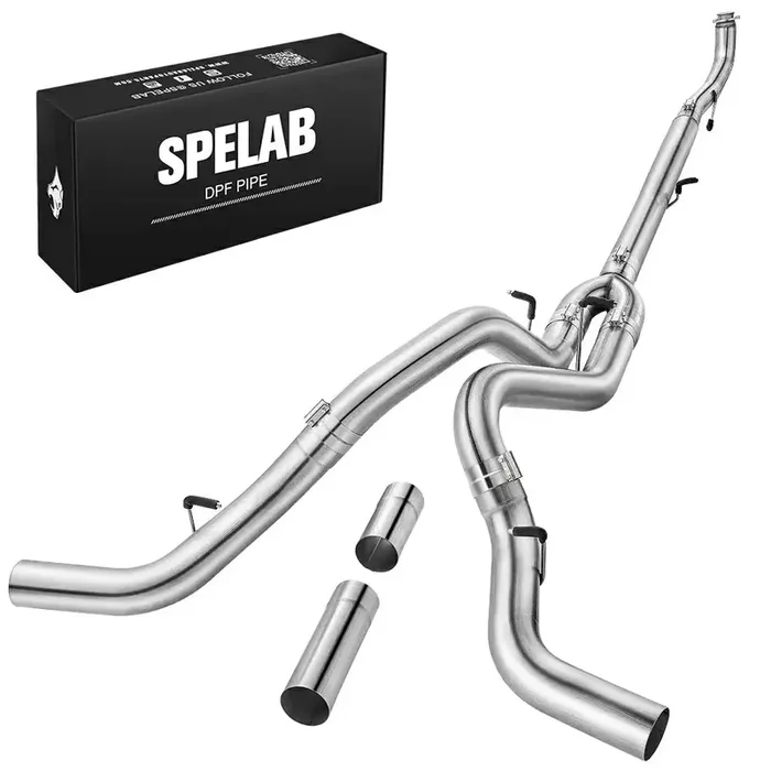 5‘‘ Downpipe Back Duals 2011-2016 LML 6.6L Duramax DPF Delete Race Pipe GM 2500/3500 SPELAB