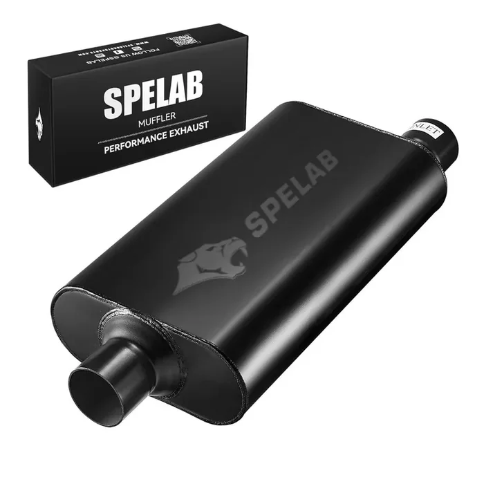 50 Series Offset In Center Out Exhaust Muffler SPELAB
