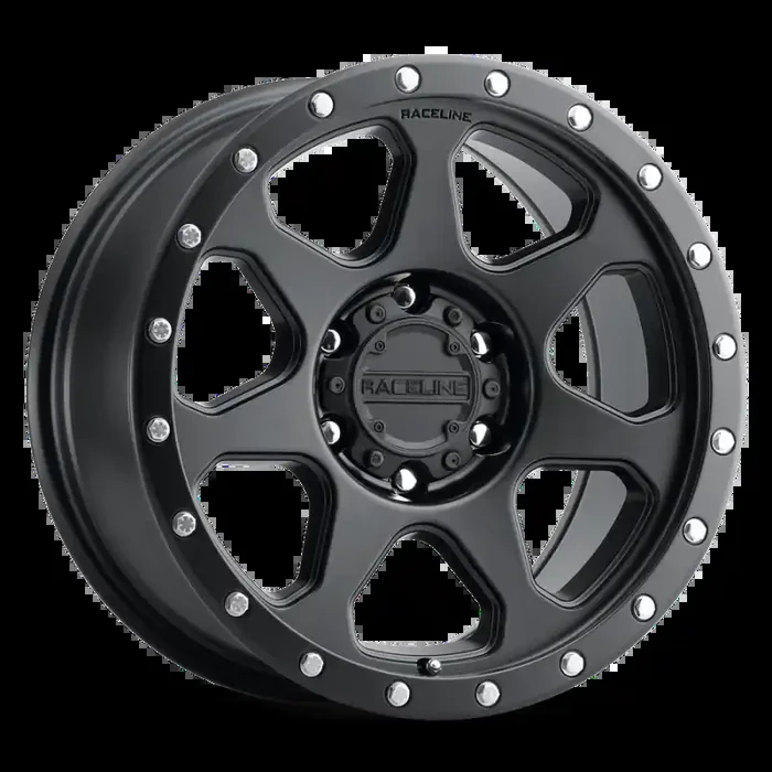7X SATIN BLACK 17X8.5 6X135 +18mm