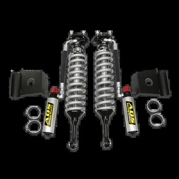 ADS Direct Fit – 2007-2021 Toyota Tundra 2WD/4WD – 2.5 in. Front Shocks – 4 in. Lift (Crew Max 4WD) – Remote Reservoir – Compression Adjuster