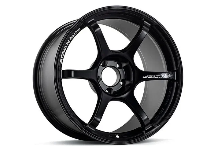 Advan RG-4 18×8.5 +44 5-114.3 Semi Gloss Black Wheel