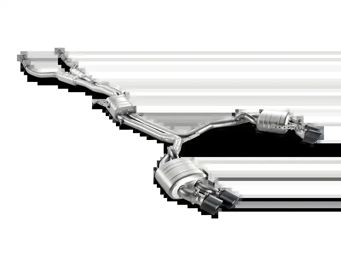 Akrapovic 13-17 Audi S6 Avant/Limousine (C7) Evolution Line Cat Back (Titanium) w/ Carbon Tips