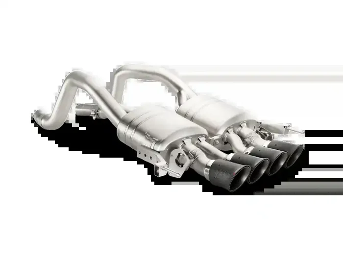 Akrapovic 14-17 Chevrolet Corvette Z06 (C7) Slip-On Line (Titanium) w/ Carbon Tips
