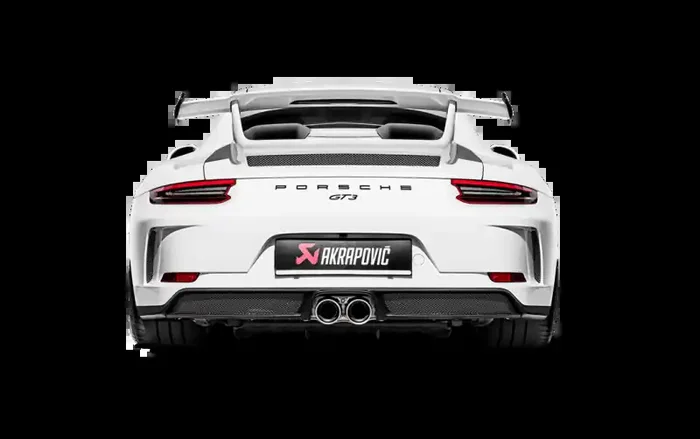 Akrapovic 2018 Porsche 911 GT3 (991.2) Slip-On Race Line (Titanium) w/Header/Link Pipes/Tail Pipes