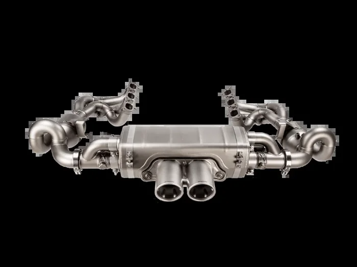 Akrapovic 2021-24 Porsche 911 GT3/GT3 RS (992) Slip-On Race Line (Titanium) w/Titanium Tips