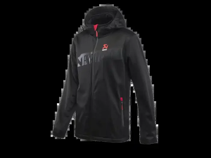 Akrapovic Mens Corpo Softshell Jacket Black – M