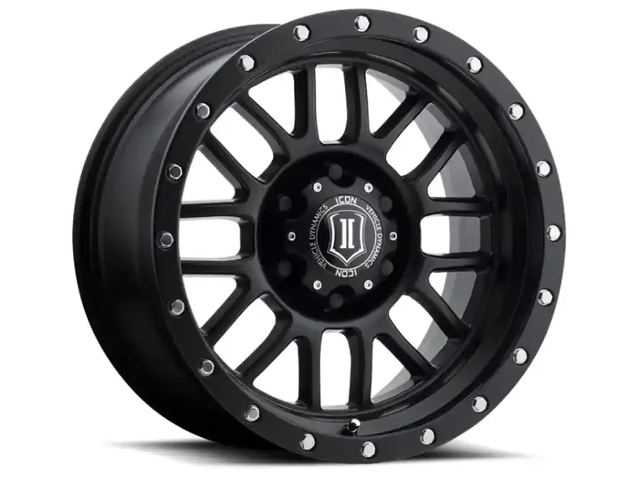 ALPHA SATIN BLACK 17X8.5 6X135 +6mm