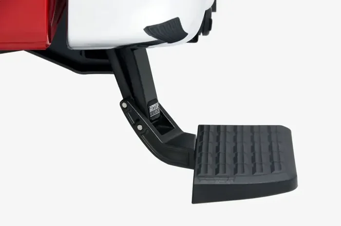 AMP Research 17-22 Ford F-250/350/450 SprDty (450 w/No Vib. Damp Installed) Driv. Side BedStep – Blk