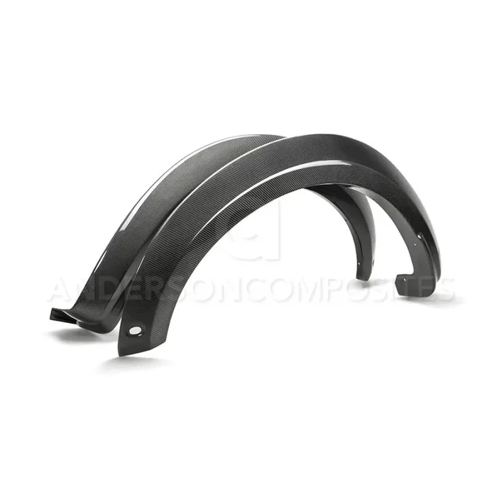 ANDERSON COMPOSITES CARBON FIBER FRONT FENDER FLARES FOR 2017-2020 FORD RAPTOR – AC-FLR17FDRA-F