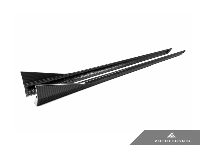 AutoTecknic Dry Carbon Fiber Side Skirt Extension Set – G90/ G99 M5