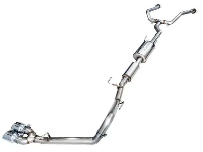 AWE 0FG Exhaust for 3rd Gen Toyota Tundra – Dual Chrome Silver Tips