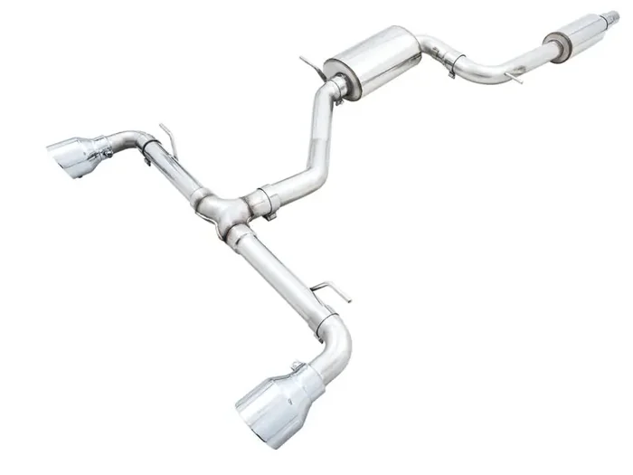 AWE 2022 VW GTI MK8 Touring Edition Exhaust – Chrome Silver Tips