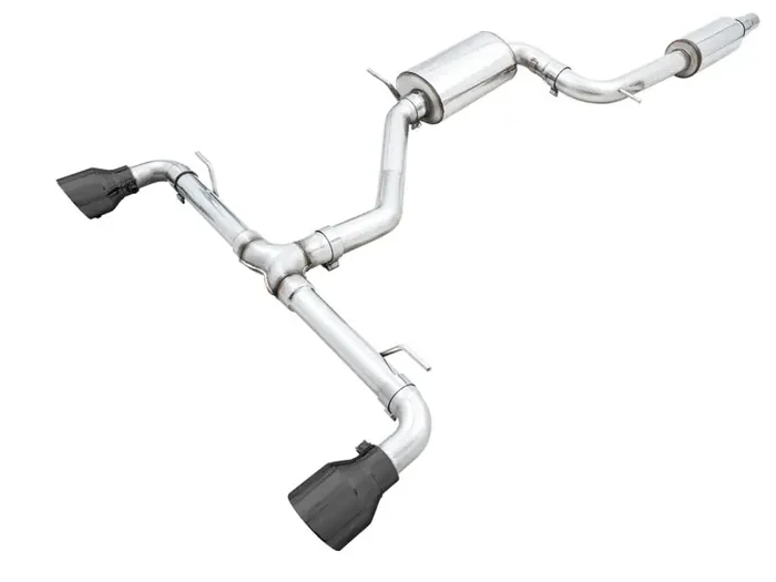 AWE 2022 VW GTI MK8 Touring Edition Exhaust – Diamond Black Tips