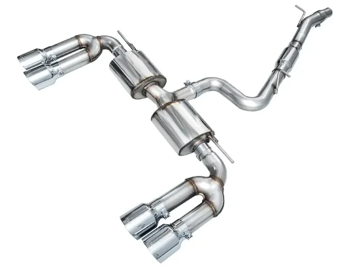 AWE 22-24 Audi 8Y S3 Touring Edition Exhaust – Chrome Silver Tips
