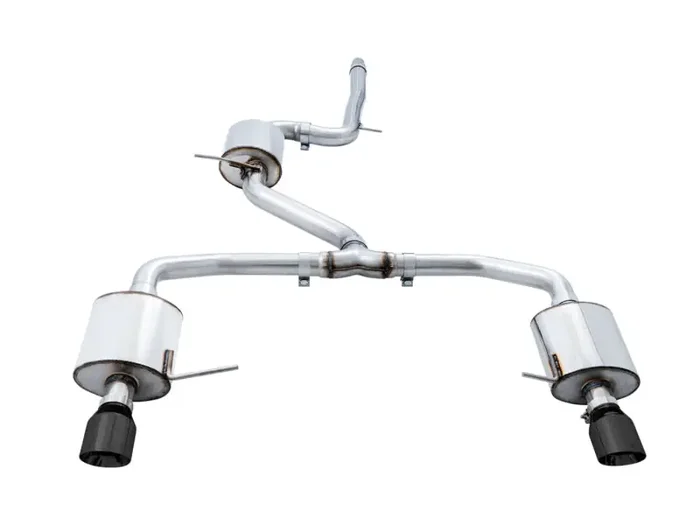 AWE Tuning 18-21 Volkswagen Jetta GLI Mk7 Touring Exhaust – Diamond Black Tips (Fits High-Flow DP)
