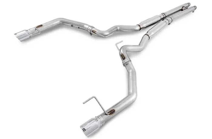 AWE Tuning S550 Mustang GT Cat-back Exhaust – Track Edition (Chrome Silver Tips)