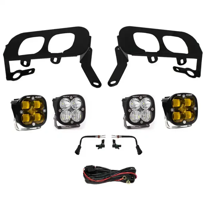 Baja Designs 14-15 Silverado 1500 White Fog Pocket Kit – Amber