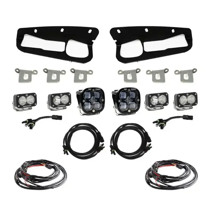 Baja Designs 2021+ Ford Bronco Clear SAE Fog Pocket Kit