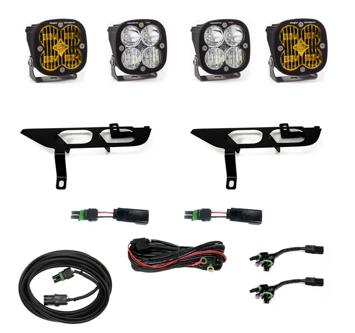 Baja Designs Ford, F150, (21-On), FPK, SAE Clear/Pro DC, Up w/ DRL – 447870UP