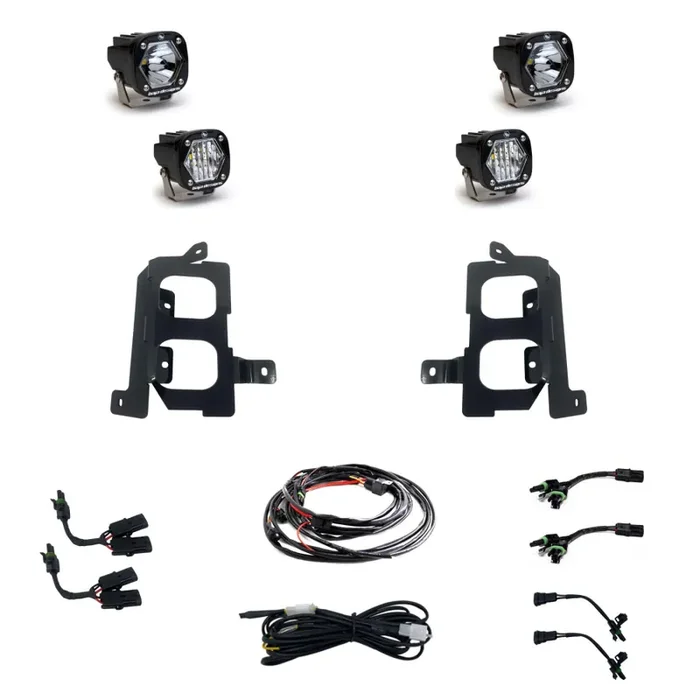 Baja Designs GMC 1500 (19-On) Clear Spot/Clear W/C FPK Baja Design – 448085
