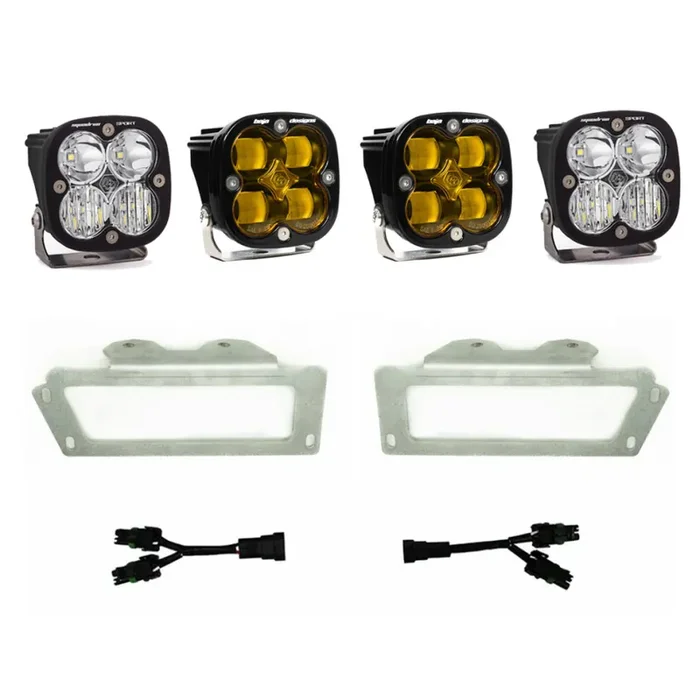 Baja Designs Ram 2500/3500 Fog Lights SAE Fog Pocket Kit Amber FPK 10-18 RAM 1500 09-12 Ram 2500/3500 – 447719