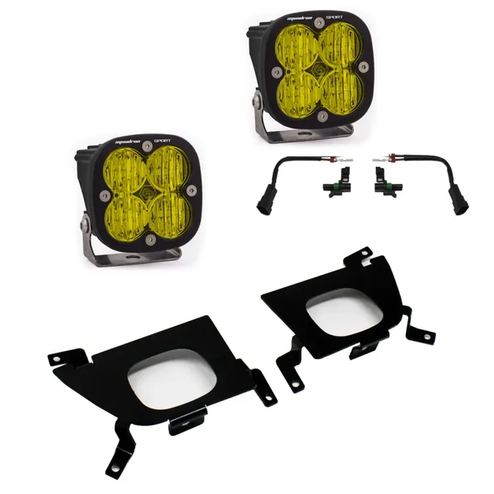 Baja Designs Silverado 1500 2019 Fog Pocket Mount Kit Pro Amber FPK Sport WC – 447518