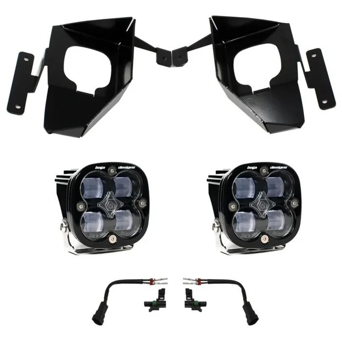 Baja Designs Silverado 1500 Fog Pocket Kit 16-18 Squadron SAE Clear – 447534