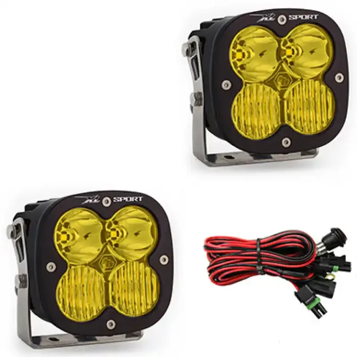 Baja Designs XL Sport Series Driving Combo Pattern Pair LED Light Pods – Amber