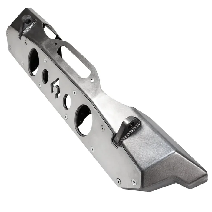 Bare Steel Nighthawk Front Bumper with Aluminum Skid for JK, JL, and JT – Bare Steel Artec Industries