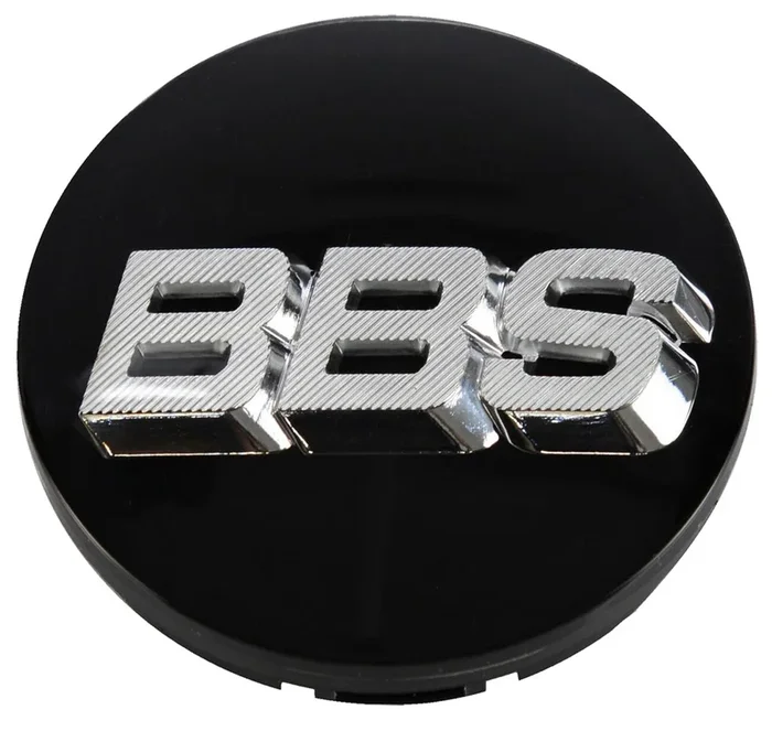 BBS Center Cap 56mm Black/Silver – 3D Floating