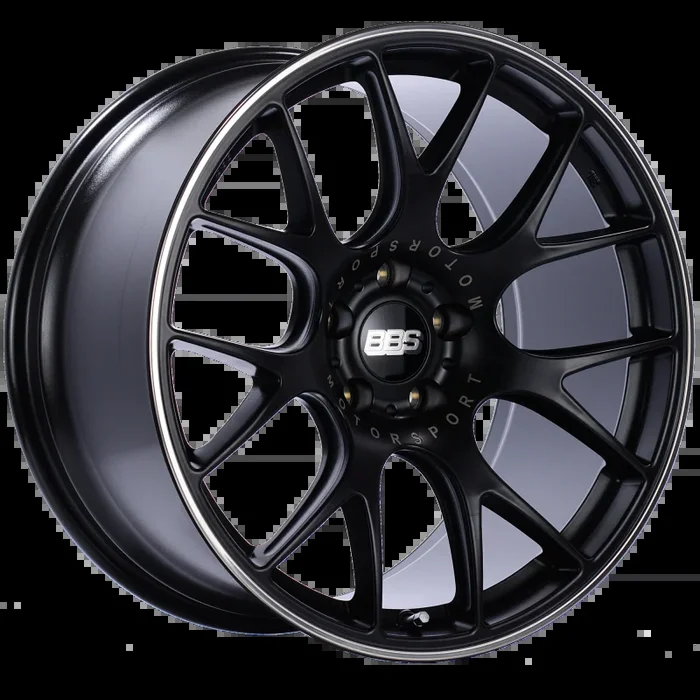 BBS CH-R 20×10.5 5×112 ET25 Satin Black Polished Rim Protector Wheel -82mm PFS/Clip Required