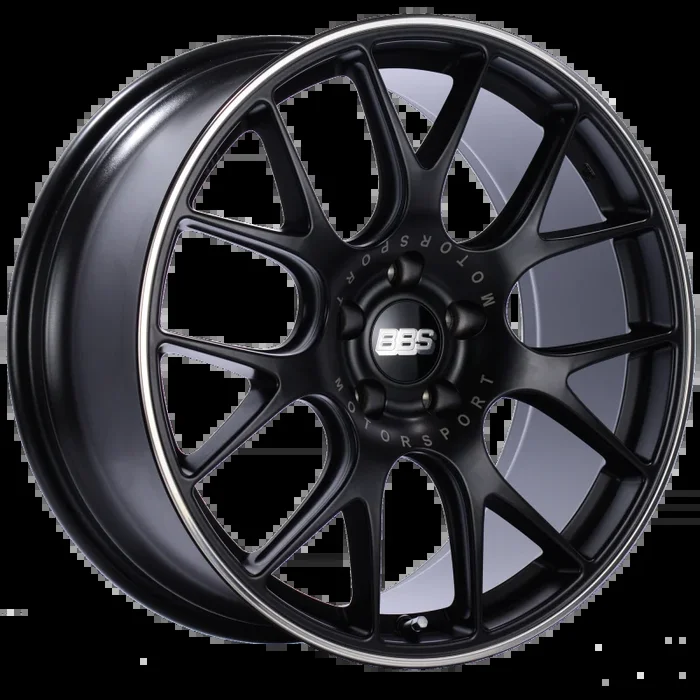 BBS CH-R 20×9 5×120 ET29 Satin Black Polished Rim Protector Wheel -82mm PFS/Clip Required