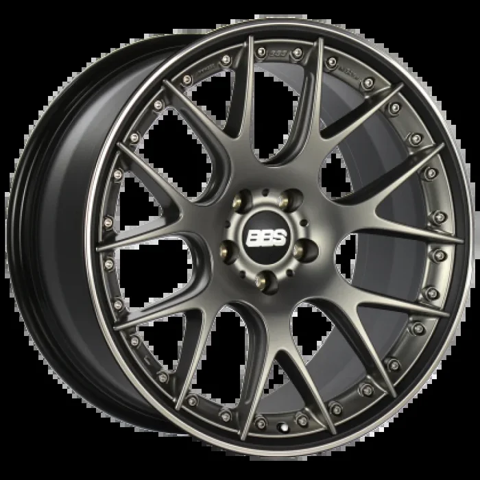 BBS CH-RII 20×9.5 5×120 ET40 Satin Platinum Center Black Lip SS Rim Prot Wheel -82mm PFS/Clip Req