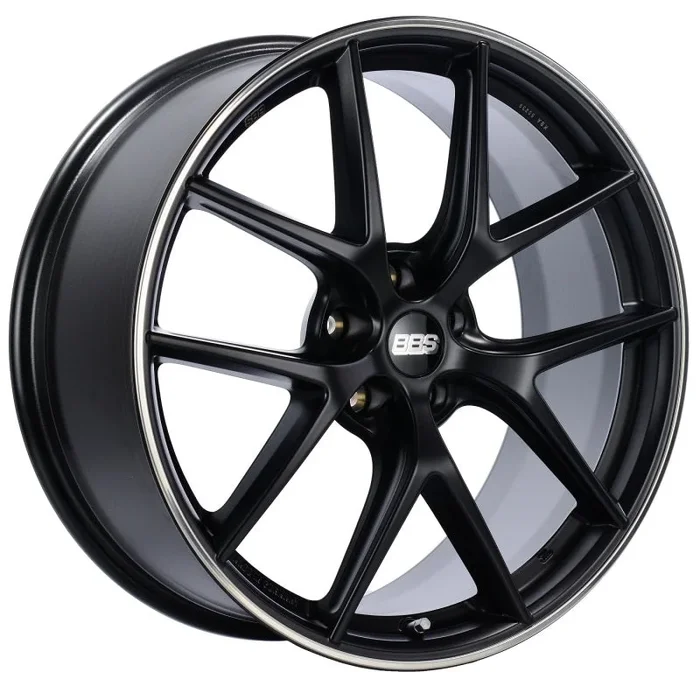 BBS CI-R 20×11.5 5×120 ET52 Satin Black Rim Protector Wheel -82mm PFS/Clip Required