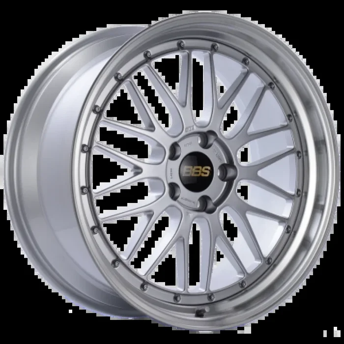 BBS LM 19×8 5×120 ET40 Diamond Silver Center Diamond Cut Lip Wheel – 82mm PFS Required