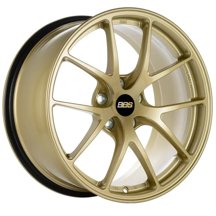 BBS RI-A 18×9.5 5×120 ET23 Gold Wheel -82mm PFS/Clip Required